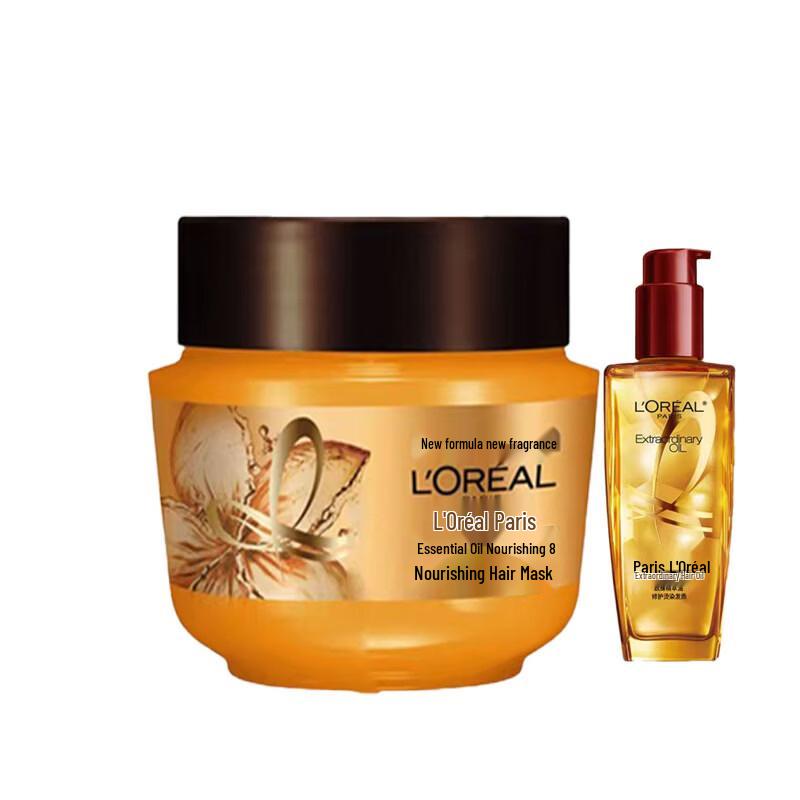 L Oréal Hair Mask & Oil Set