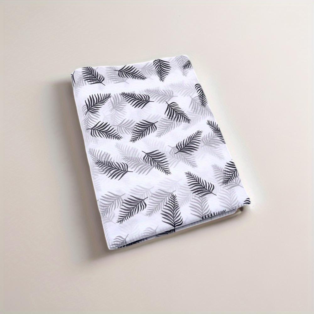 1set/ 50pcs Black Leaf Snow Pear Paper, Black Flower Copy Paper; Used for Gift Packaging, Flower Packaging, Holiday Decoration