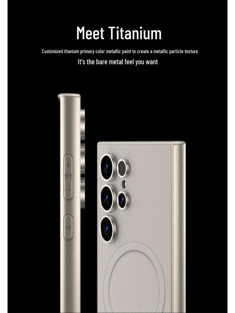 Magnetic Ring Skin-Feel Case for Samsung S24/S23 Ultra