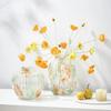 Clear Glass Vase Irregular Pattern Hydroponic Dried Flower Arrangement Terrarium Flower Vase Home Decoration Accessories