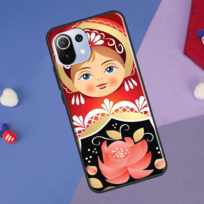 Russian Nesting Doll Cover For Xiaomi 14 Ultra 13 11T 12T 13T 14T Pro POCO X6 X7 Pro X3 X5 F3 F5 F6 M6 Pro Case