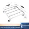 304 Stainless Steel Mobile Shelf Rack with Wheels