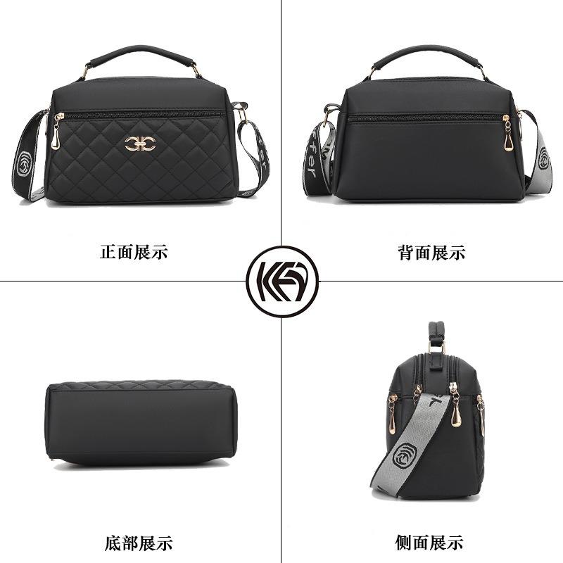 Bag Women's New Women's Portable Crossbody Bag Large Capacity Women's Bag One Shoulder Fashion Soft Leather Mobile Phone Change Bag