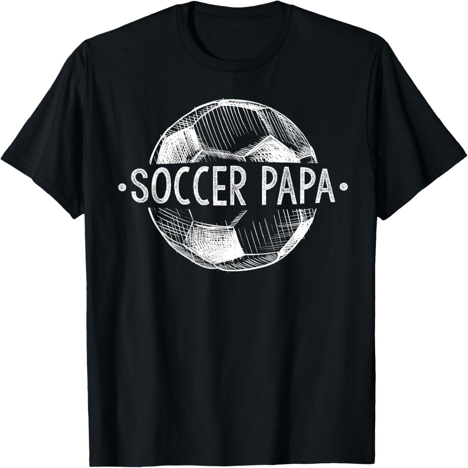 Soccer Papa Family Matching Team Player Gift Sport Lover Dad T-Shirt S разноцветный