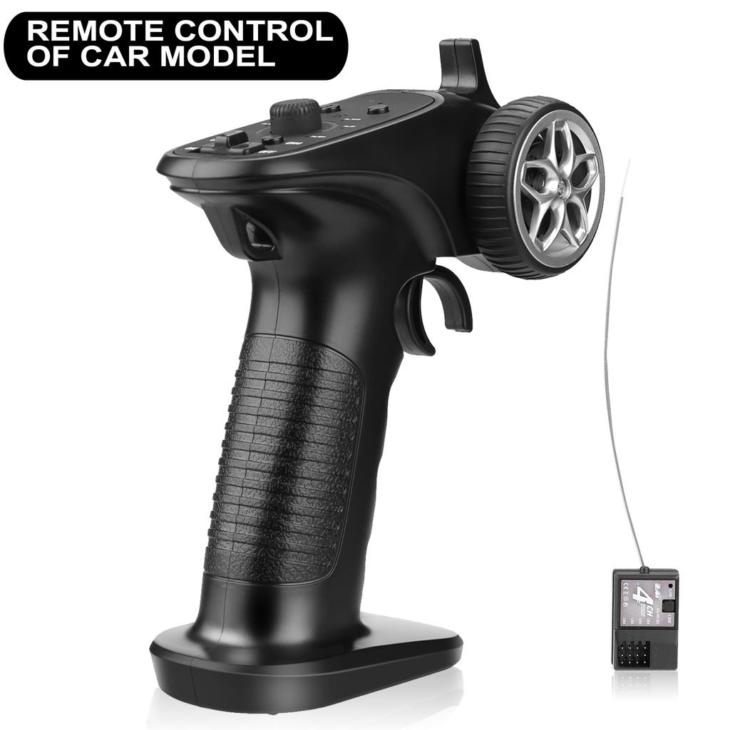 GA-4H-TX 4CH 2.4GHz Digital Radio Transmitter with Receiver for 1/8 1/10 1/16 1/32 RC Car Boat