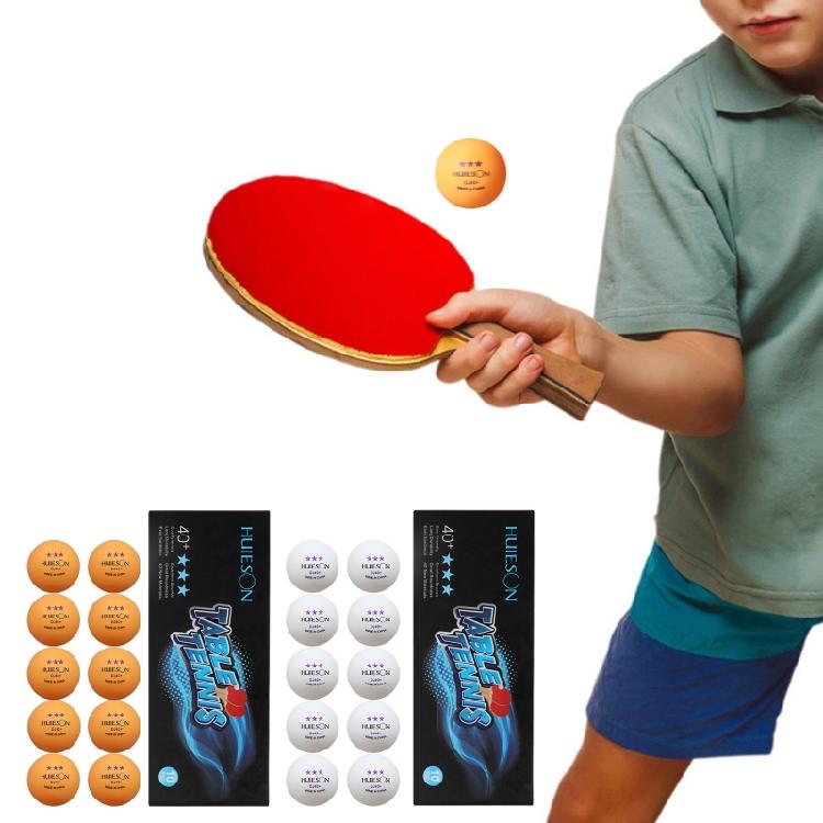 White & Black 3-Star Premium for ping pong Balls Advanced Training Table Tennis