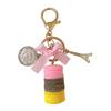 Exquisite Macaron Cake Keychain - Cute Couple Bag Charm, Stylish Car Pendant