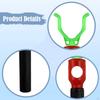 4 Stück Eisangeln Bohrzelt Heringe Outdoor Multifunktional Bequemer Griff Rutenhalter Camping