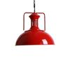 Red Retro Nordic Industrial Chandelier - Ideal for Milk Tea Shops, Bars, Restaurants, and Cafes.