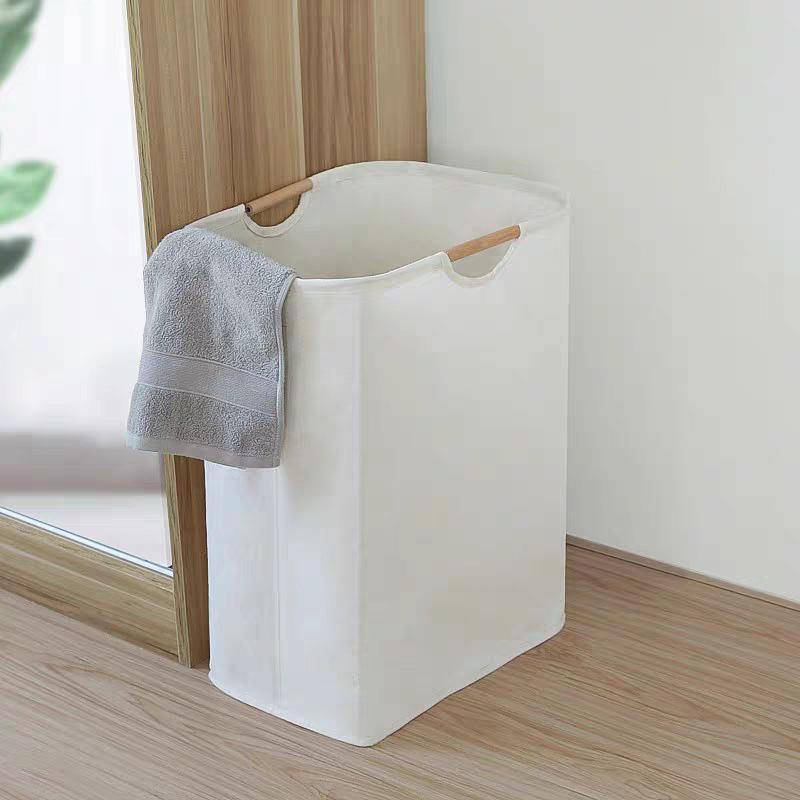 1pc Foldable Laundry Basket with Handle Large Capacity Home Bathroom Dirty Clothes Storage Basket Clothes Organizer