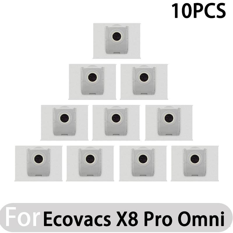Compatible for Ecovacs X8 Pro Omni Accessories Main Side Brush Hepa Filter Rag Dust Bag Replacement Parts