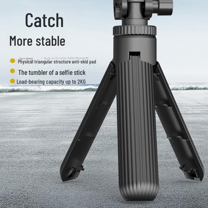 Mini Mobiltelefonstativ: Vikbart Selfie- & Livestream-stativ