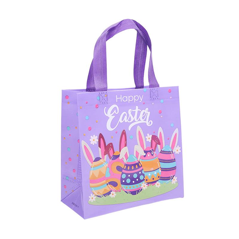 4/8Pcs Easter Gift Bags Cute Rabbit Eggs Candy Gift Packaging Bag 2025 Happy Easter Party Decor Supplies Kids Favors Treat Bag