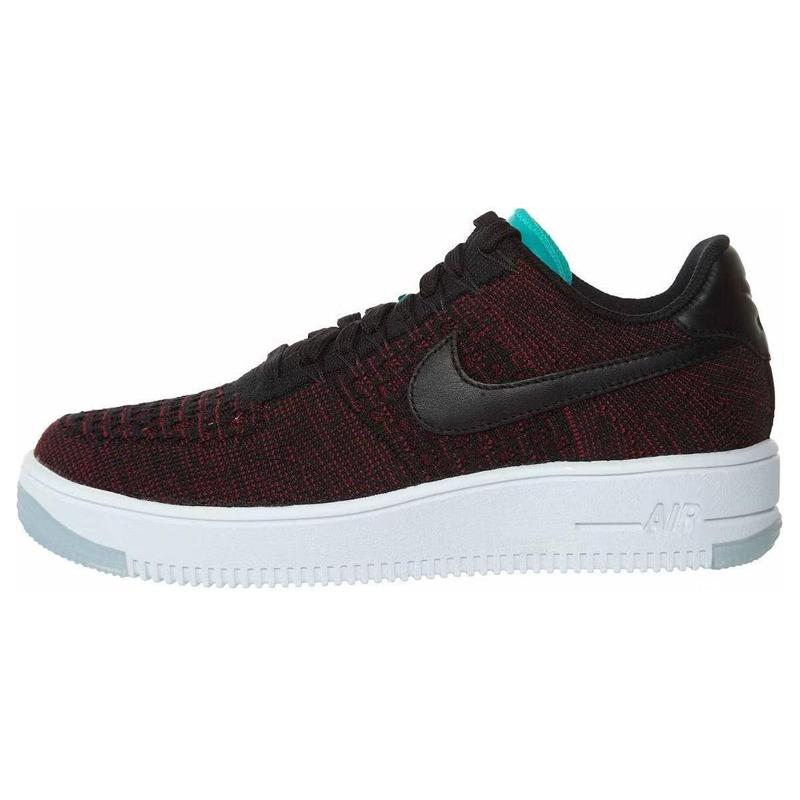 

Nike Af1 Flyknit Low Black Black Team Red Women s 820256-002 37.5