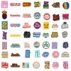 100 Colorful Inspirational English Phrases Graffiti Stickers Decorate Notebook Suitcase DIY Waterproof