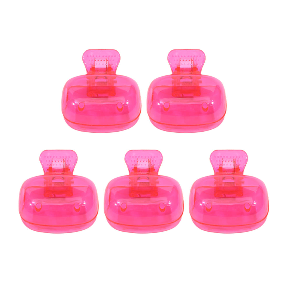 

5 шт. Портативные защитные колпачки для зубных щеток Защитный колпачок для зубной щетки Футляр-подставка для щетки Защитный АБС-зажим Товары для дома и путешествий розовый