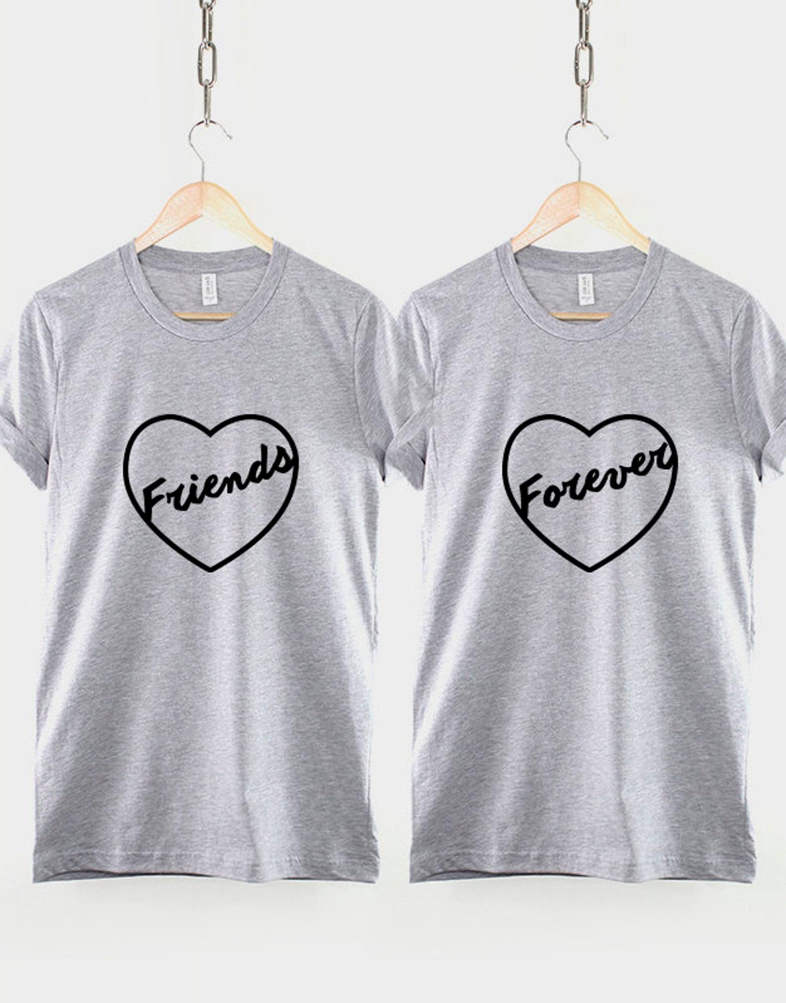 Best Friends Forever T-Shirts – Matching Shirt Set 4XL