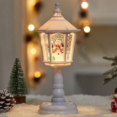 Dárky Hudební skříňka Vánoční větrné lampy Osvětlený Santa Noční světlo Kreativní vánoční strom Vánoční lucerna Festivalové dárky