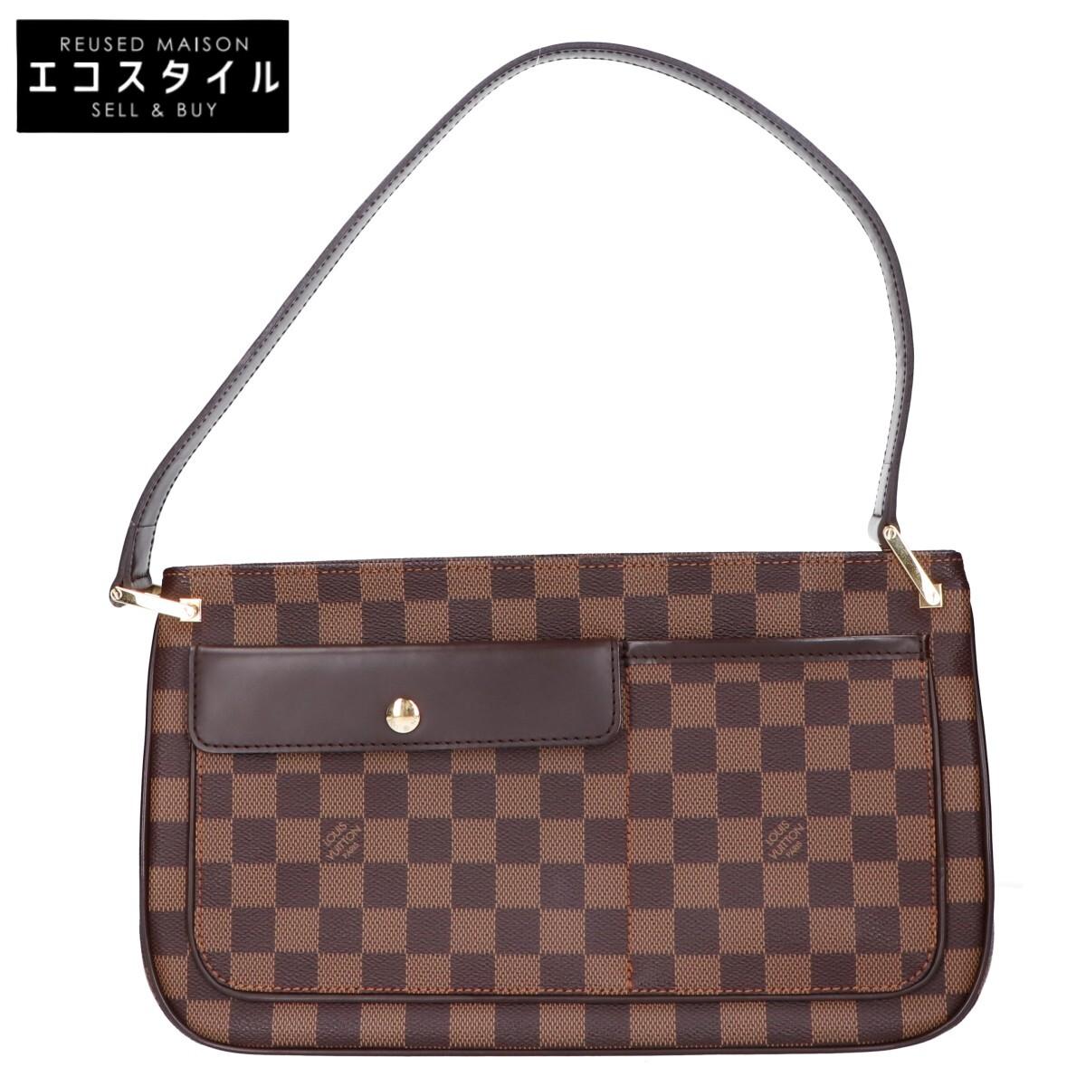 

LOUIS VUITTON Beautiful N51129 Aubergine handbag Shoulder bag DamierUsed