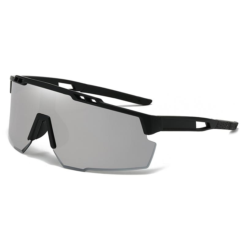 New Outdoor Fashion Riding Windproof Glasses With Large Frame Integrated Uv Protection Sports Sunglasses 54