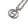 Interlocking G Silver Necklace Silver Silver Unisex Used