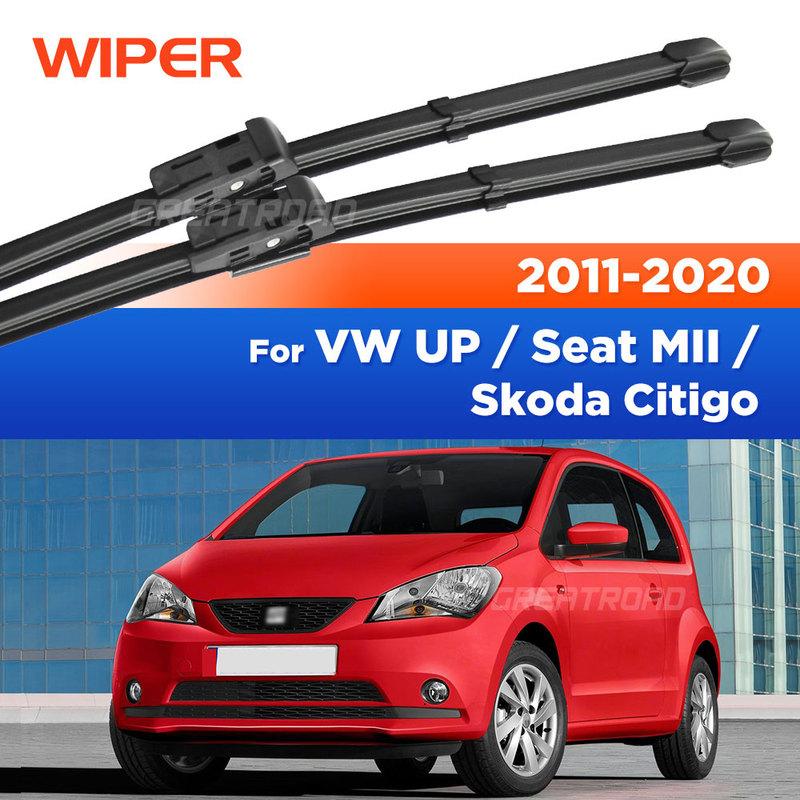 For Volkswagen VW UP / Seat MII / Skoda Citigo 2011- Wiper Front Wiper Blades Windshield Windscreen Window Brush 24"+16"