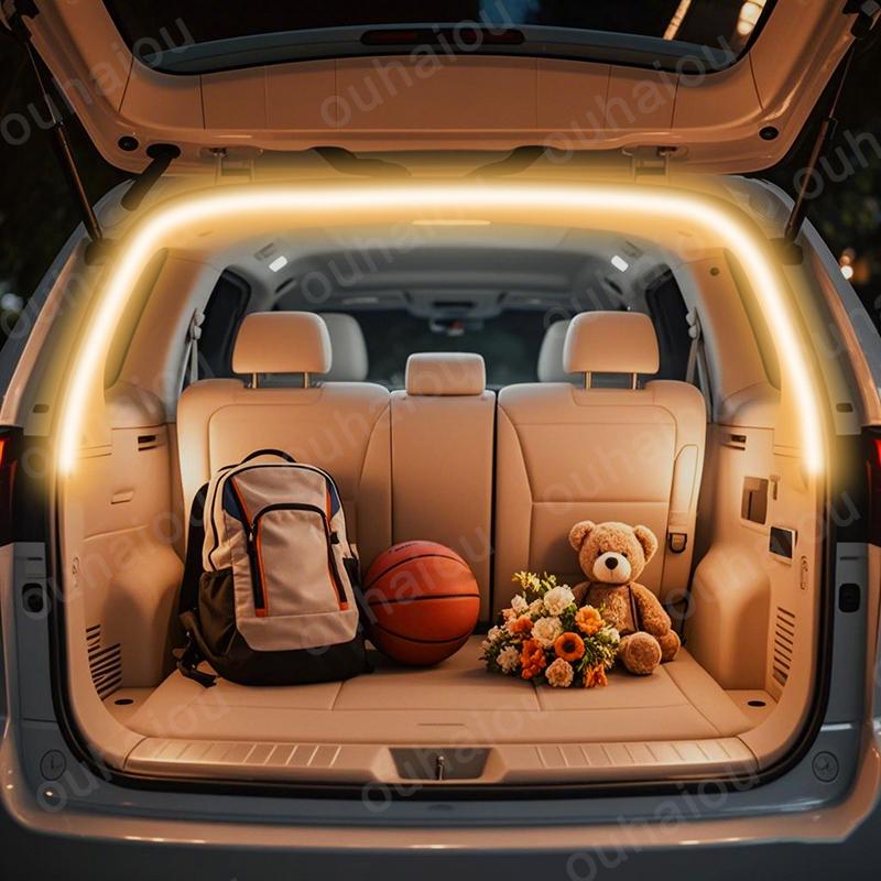 For 2011-2025 Toyota Sienna Trunk Light Modification Light Atmosphere Lights White Warm White Rear Trunk LED Light Bar