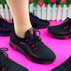 Autumn and winter new middle-aged and old shoes flat-bottomed comfortable one-pedal walking shoes women's soft-soled casual two-cotton shoes