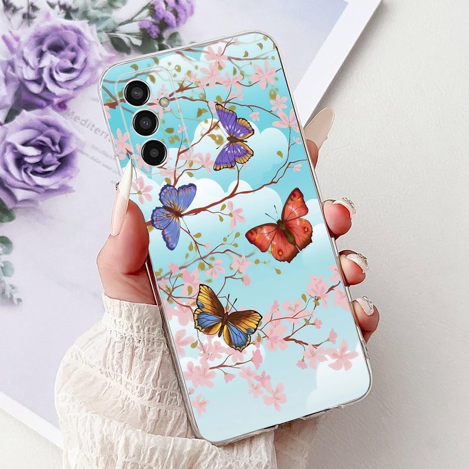 For Samsung Galaxy A13 M13 4G Case SM-A135F SM-M135F New Luxury Cover Soft Silicone Case For Samsung A13 M23 5G A136B M236B Bags