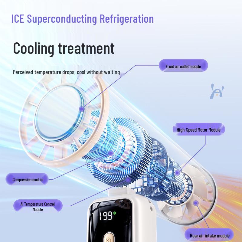 Bladeless Mini Portable USB Desktop Fan