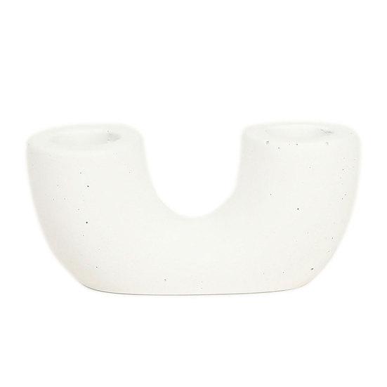 Portacandele in Cemento, Moderno Supporto Decorativo per Candeliere, Portacandele Conico Nordico per Centrotavola Matrimonio Festa, Scrivania da Pranzo, Mensola