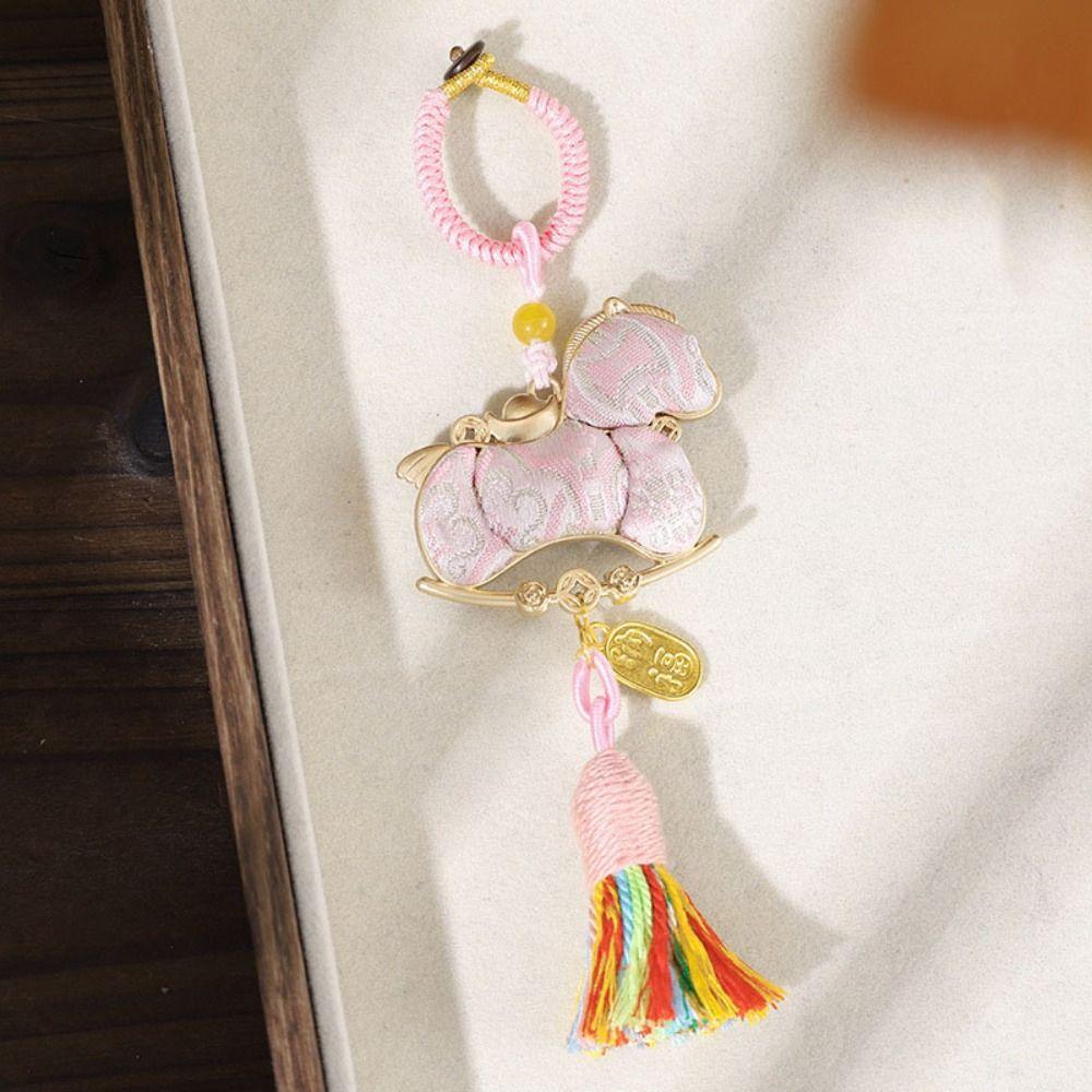 Good Luck Horse Year Pendant Chinese Style New Year Pendant Bag Charm
