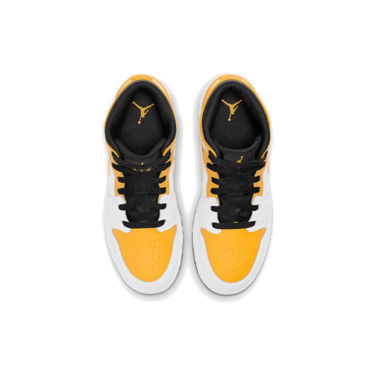 New Jordan 1 Mid University Gold GS 554725-170