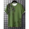 Fashion Splash Ink Graphic Printed T-shirt Clothing Large Size Short Sleeve T-shirts Top 2026 New Daily Casual Men's T Shirt