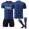 2025-26 Arsenal Away Sport Training Jersey Set with Socks Teens Kids Adults Football Kits
