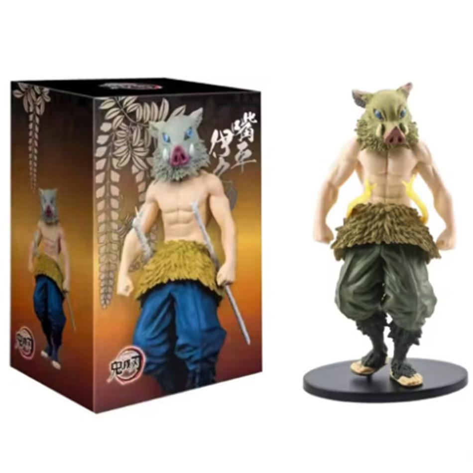 Hot Demon Slayer Anime Figure Tanjirou Agatsuma Zenitsu Kyoujurou Anime Model Action Figure PVC collection Toy for Kids Gift