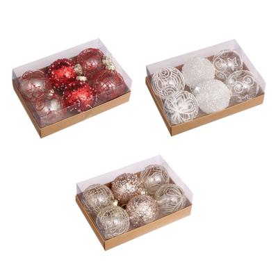 Shatterproof Christmas Tree Hanging Pendants Shimmering Baubles for Holiday Decoration Indoor and Outdoor Ornament