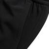 Li Ning Comfortable Casual Fleece Lined Warm Solid Color Knitted Sports Pants Women Bottoms Black AYKU738-1