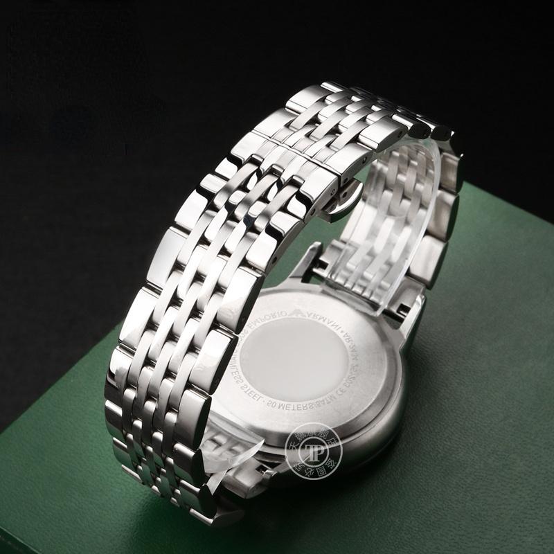 For Armani Watch Strap AR-1945/AR-1863 AR1648 Stainless Steel Watchband For Men's Folding Clasp Solid Bracelet 22mm