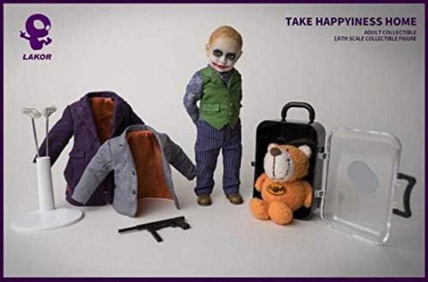 World Box Laker Baby Scale Figure Joker Baby The Dark Knight Movie Child Figure Baby Joker Toy 1/6 2.0