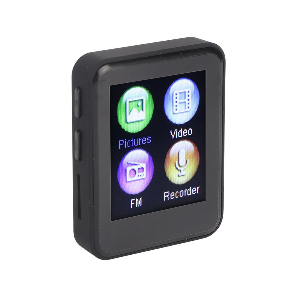 MP3 Player 1.77 Inch TFT Color Screen Multifunction Bluetooth 5.0 Portable HiFi Music Player for Running Gym Walking