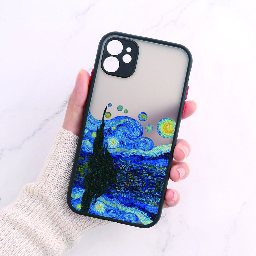 Hard Matte Phone Case For iPhone 15 Pro Max Cases iPhone 11 13 14  12 Mini 7 8 Plus XR SE  13Promax 15promax Fundas Cover