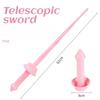 Anxiety Relief 3D Printing Telescopic Spiral Sword Sensory Toys Cosplay Props Retractable Toy 3D Gravity Katana Toys Adult