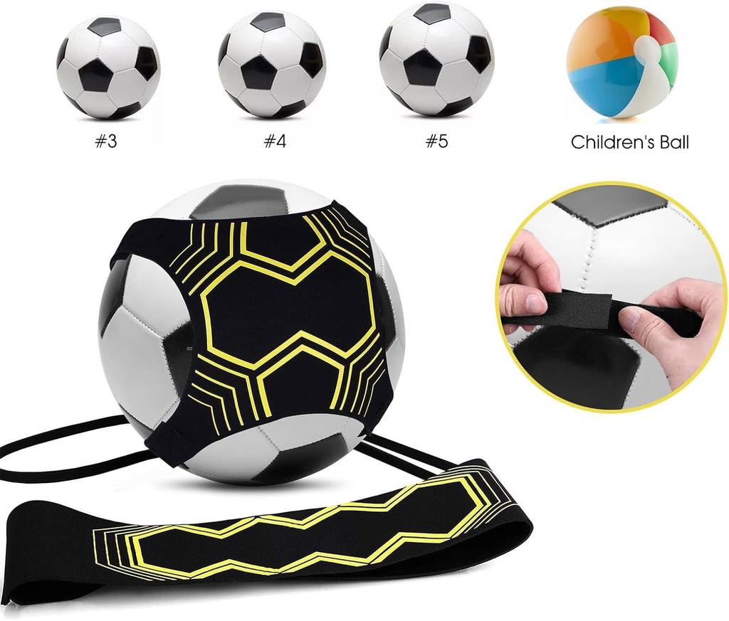 Soccer Training Belt, Independent Practice Belt, Adjustable, Elastic Rubber Band,