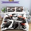 3pcs Duvet Cover Set (1*Duvet Cover + 2*Pillowcase, Without Core), Roronoa Zoro Print Bedding Set, Bedroom Decor, All‑Season, Gift