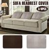 3 Stück Sofa Kopfstützenbezug Polyester Weich Sessel Kopfstützenschutz 57x38cm Verschleißfester Möbelschutz für Sesselsofa
