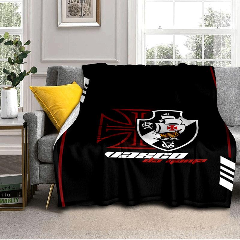 Vasco Football Club Printed Throws Blanket Soft Flannel Blankets for Couch Bed Gifts for Men Women Picnic blanket Christmas gifts