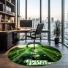 Green Lantern Printed Round Rug Carpet Chair Rug Area Rug Entryway Doormats,for Office Chair Living Room Bedroom Kitchen Room.