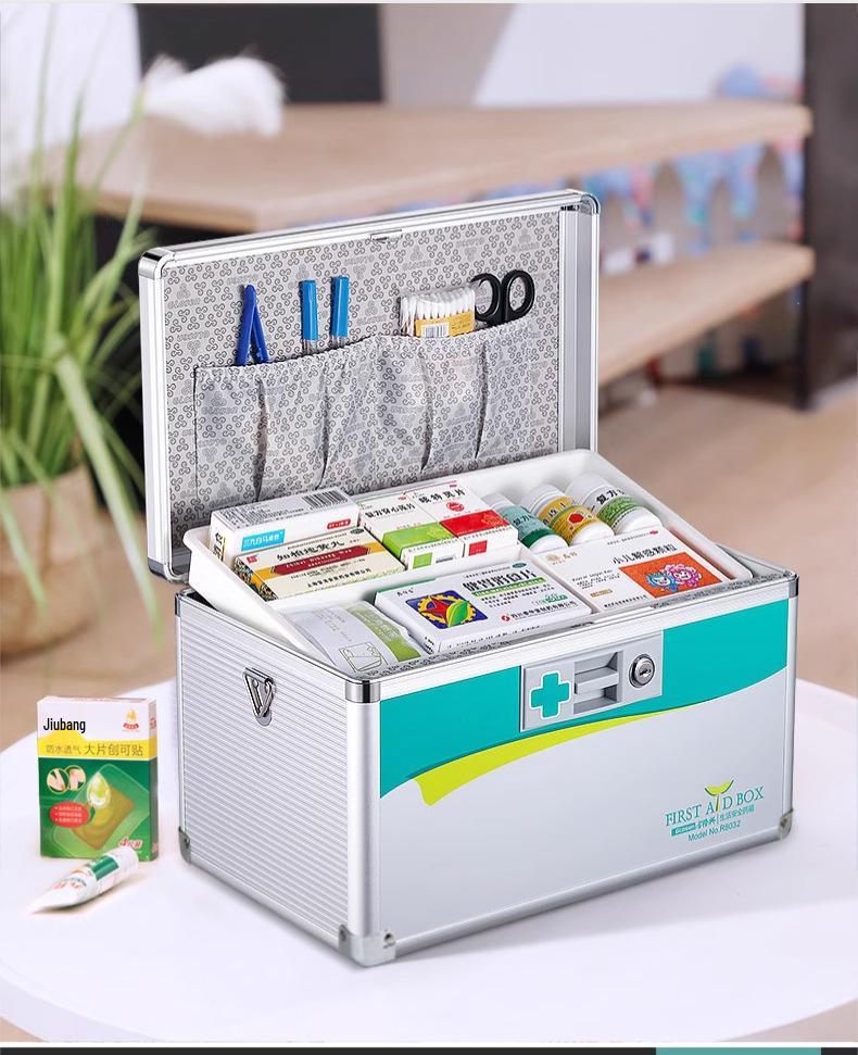 Family Pack Large Capacity First Aid Medicine Storage Box
