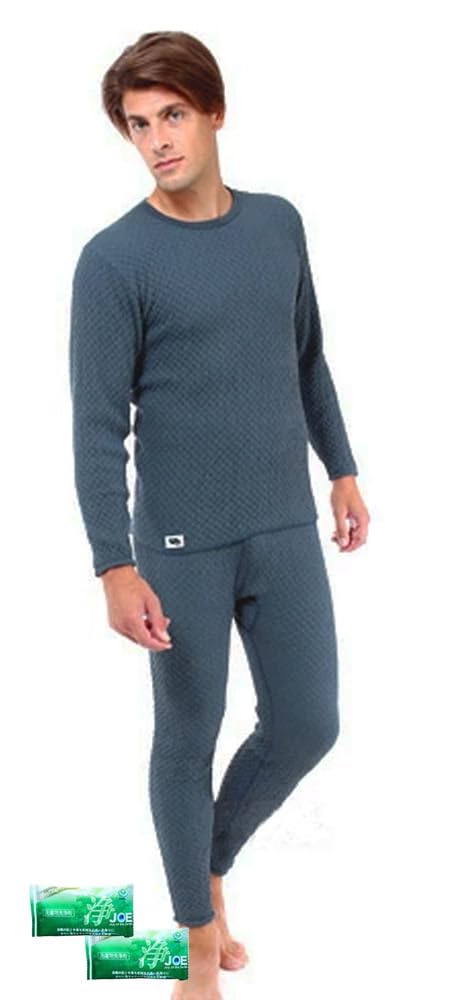 Sattsatt Chomolungma Hidamari Print Top and Bottom Set for Men and Sizes Includes Two 30g JOE Detergent Thermal Healthy Underwear Size Women, M-LL,